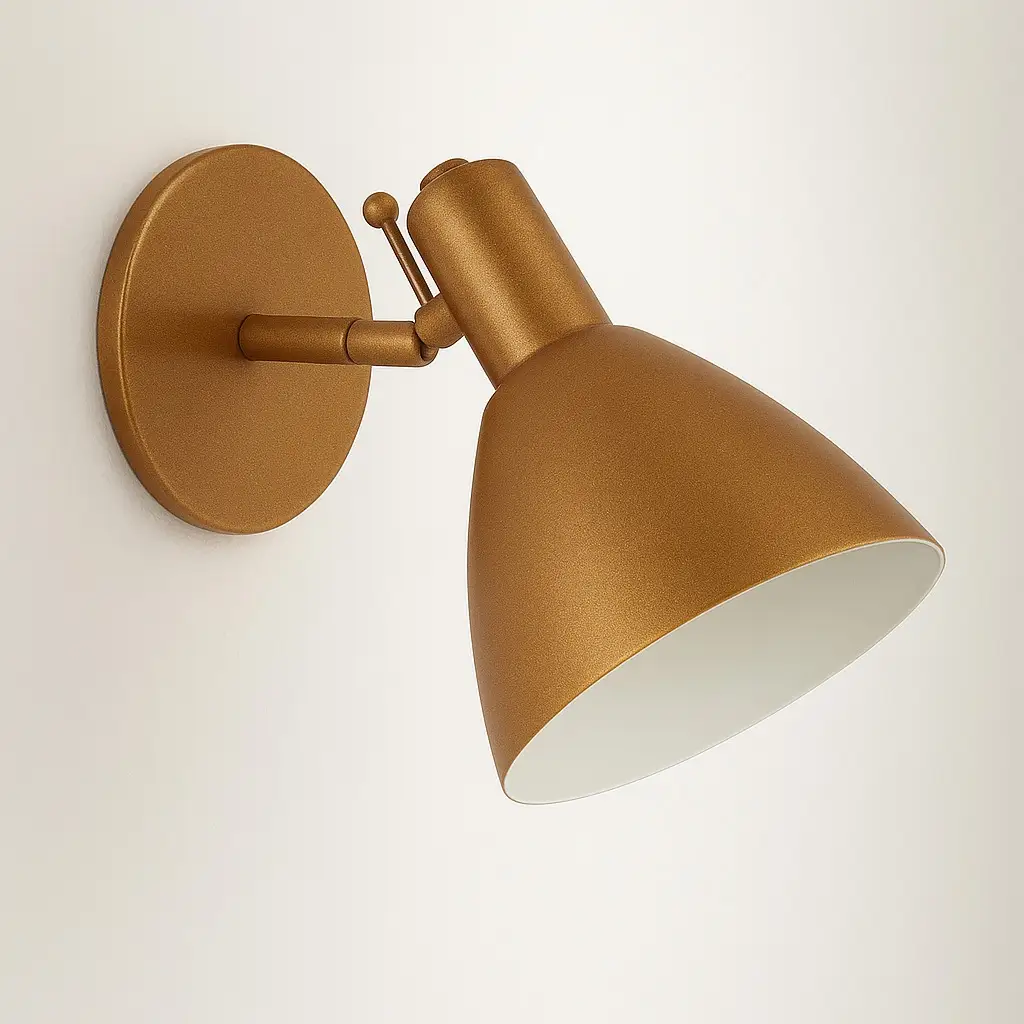 Arandela Roma Fisso Cupula 24cm Dourada 1600 Preludio