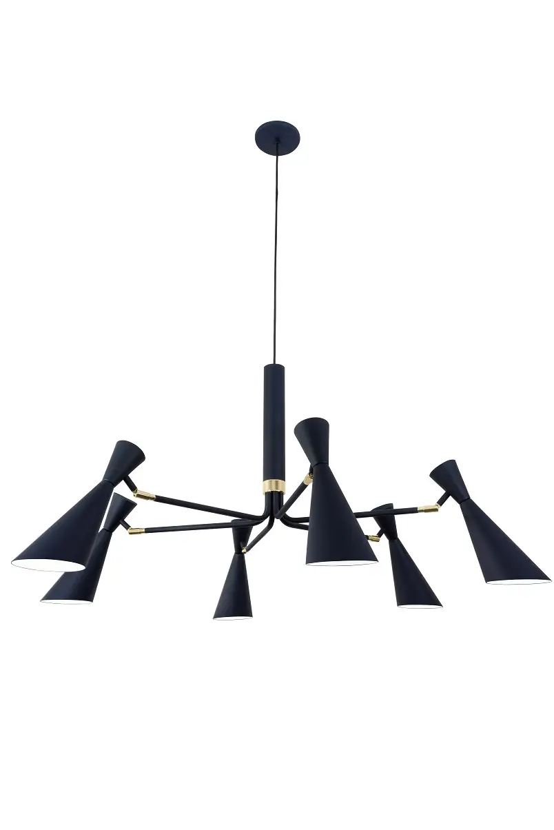 Lustre Pendente Zig Zag com 6 Braços 1264-6 Munclair