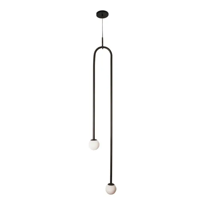 Plafon Pêndulo Tubo Ø22 1045mm 2xG9 16497-151 Usina 