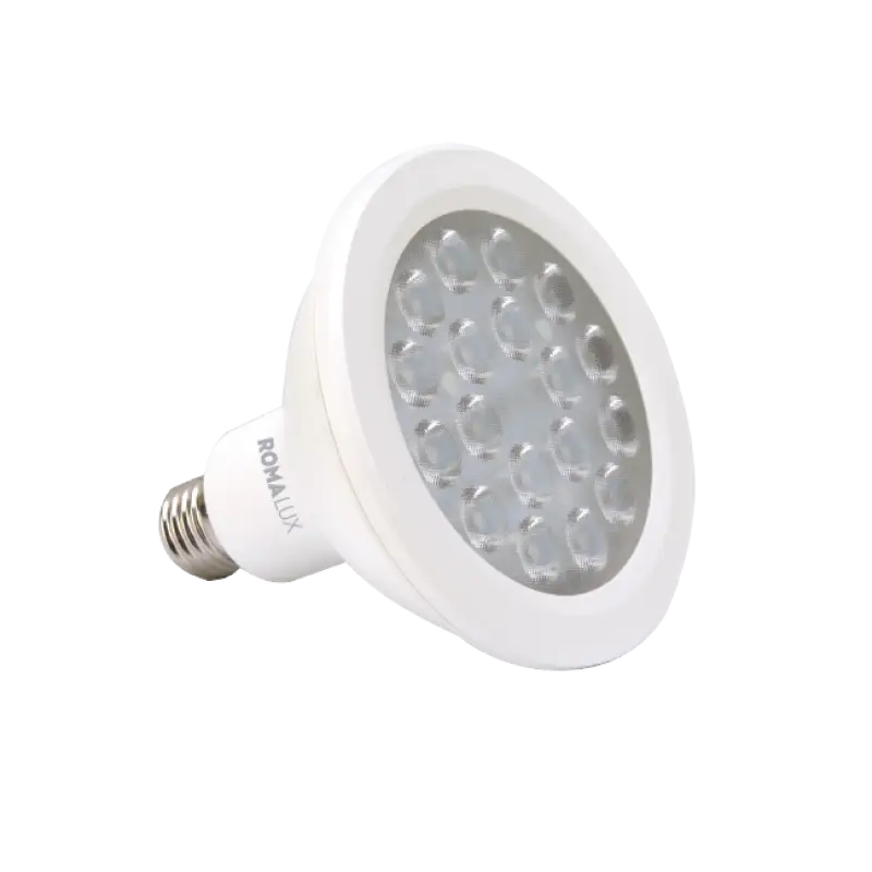 Lâmpada PAR38 LED 15W 2700k Romalux - IluminiFast