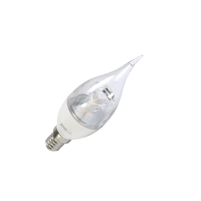 Lâmpada Vela Chama LED 3W 2700k Bivolt Romalux - IluminiFast