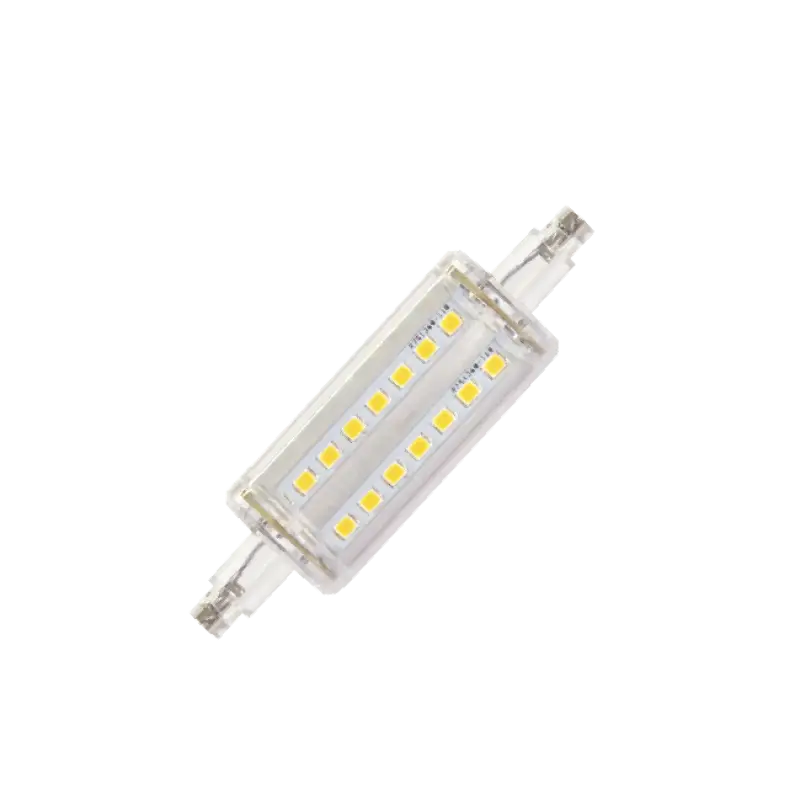Lâmpada R7s LED 5W 2700k Bivolt Romalux - IluminiFast