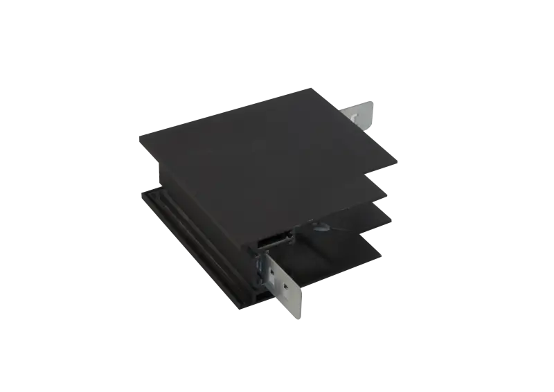 Emenda Externa Trilho Magnetico Sobrepor Preto 30069 Romalux