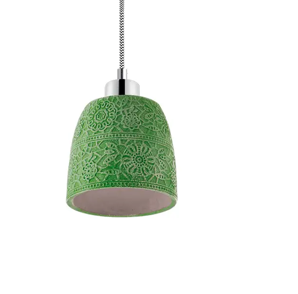 Pendente para Sala de Jantar Farm em Cimento Verde Avant 1