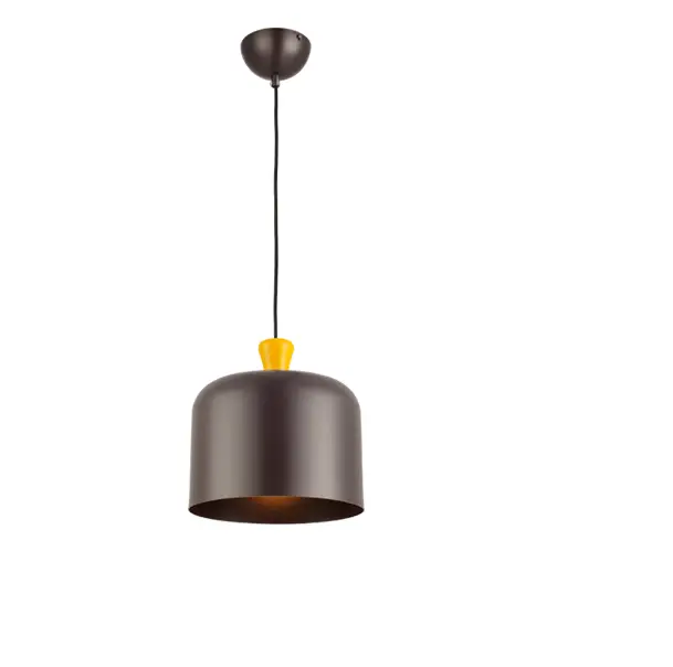 Pendente para Cozinha Bell 28cm Cobre Escovado E27 Avant 1