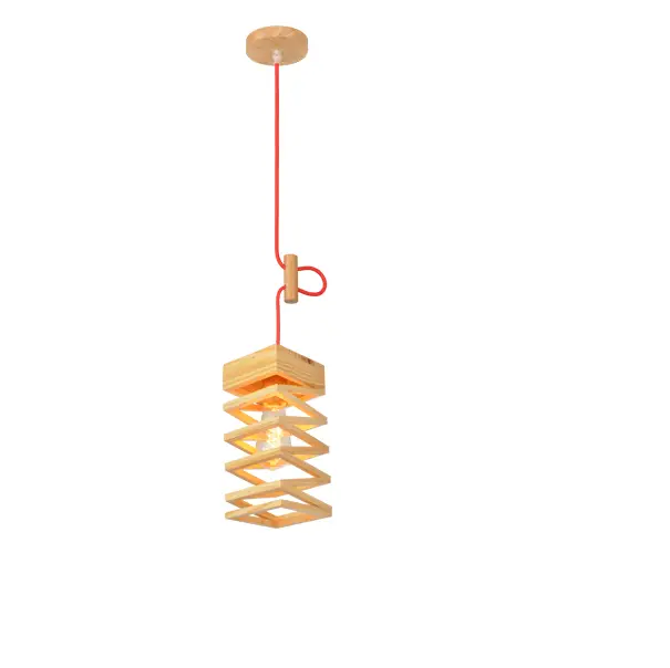 Pendente para Sala Oka Twister Madeira E27 Avant 1