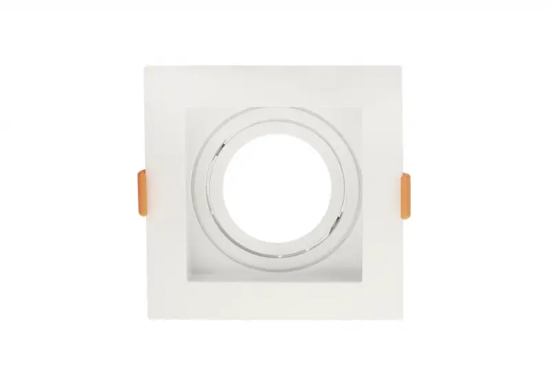 Spot Embutir Quadrado MR16 Direcionável 10cm 30201 Romalux