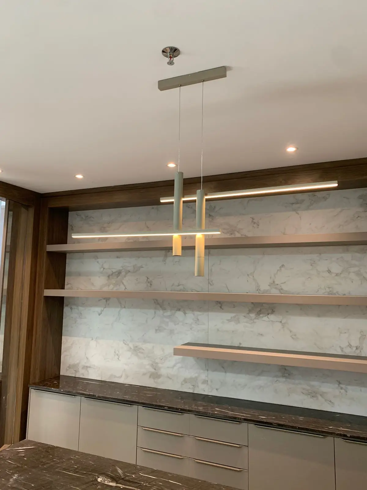 Pendente Arte Hibrido LED Perfil 120cm 6776 All Lux