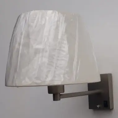 Arandela de Parede Bra&ccedil;o Reto 1/2x20 A&ccedil;o Escovado Golden Art