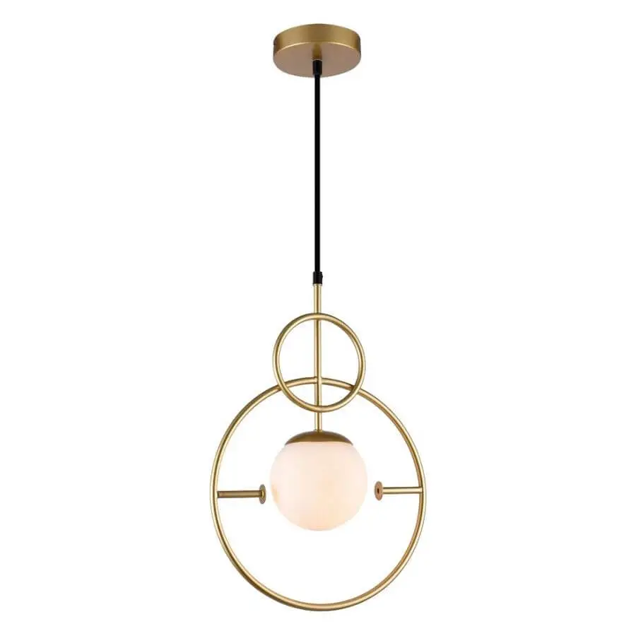 Pendente Metal Dourado 44cm Globe II OR1170 Orluce 1