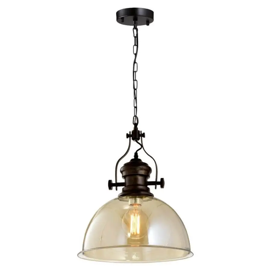 Pendente Retrô Ambar Fabb Glass OR1235 Orluce 1