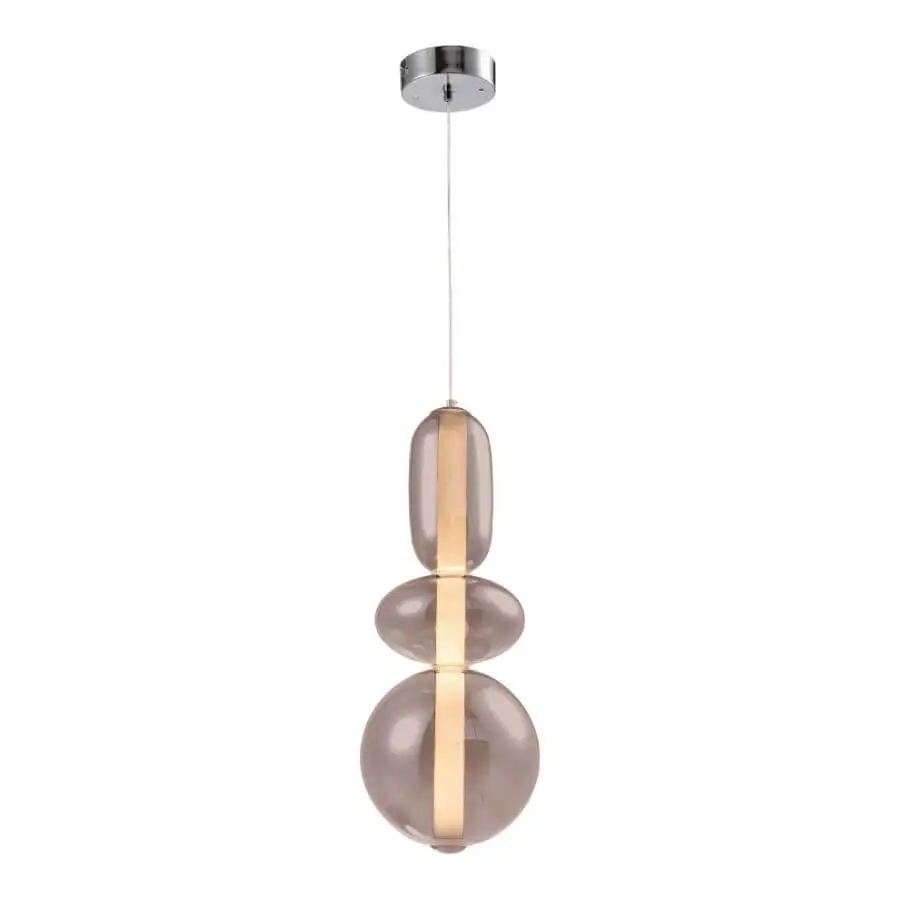 Pendente Redondo Ambar em Led 20W 3000K Bolla OR1241 Orluce 1