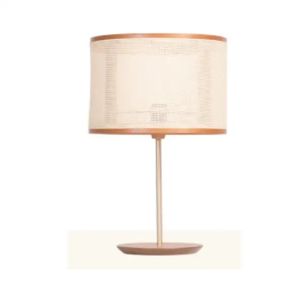 Abajur de Mesa Slim Cupula Palha 56cm 3040CT/85 Madelustre