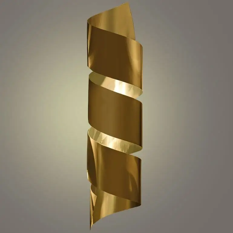 Arandela de Parede Wave G Lampada G9 5525 Metal Domado