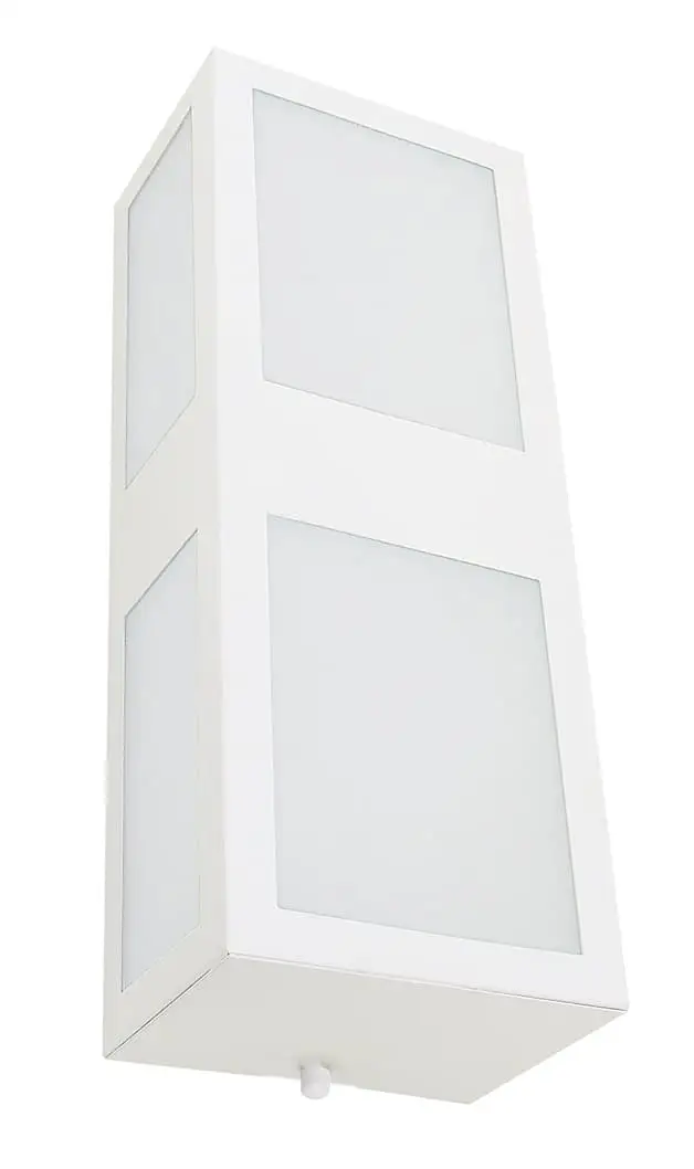 Arandela Externa Retangular Dupla E27 512 Metal Domado