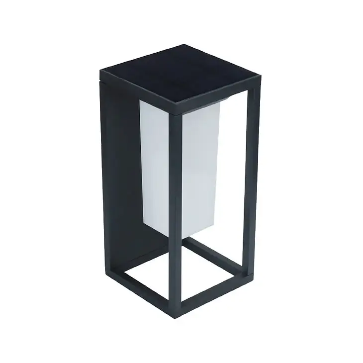 Arandela Solar Led Kohav Preta 2W 3000K com Sensor 9778 Gaya