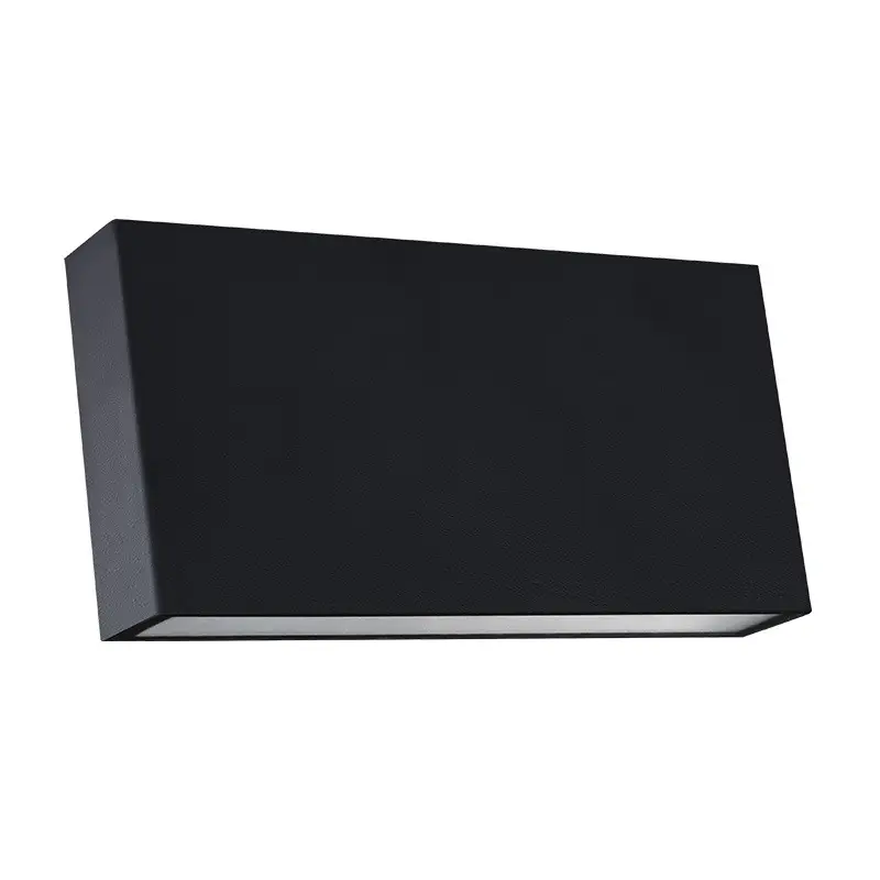 Arandela LED Voky IP65 120° 20cm 8W 3000K Preto Nordecor