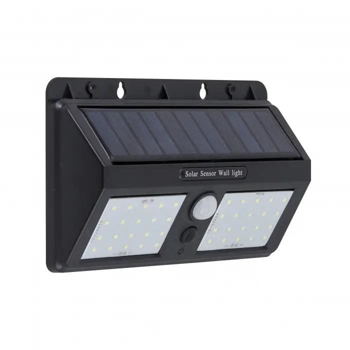 Luminaria Solar Balizador Led com Sensor 8W 3000K 9654 Gaya