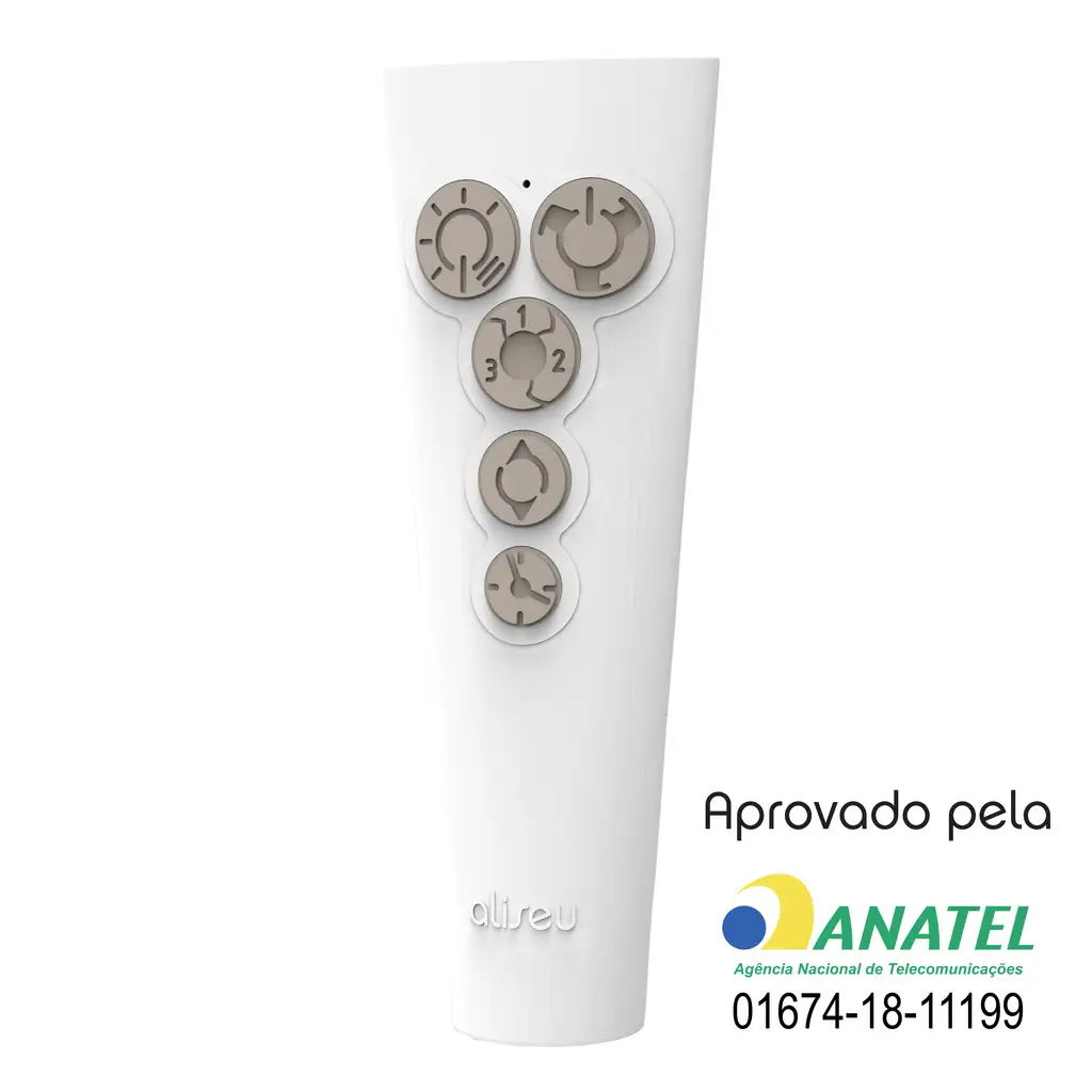 Controle Remoto para Ventiladores de Teto Aliseu
