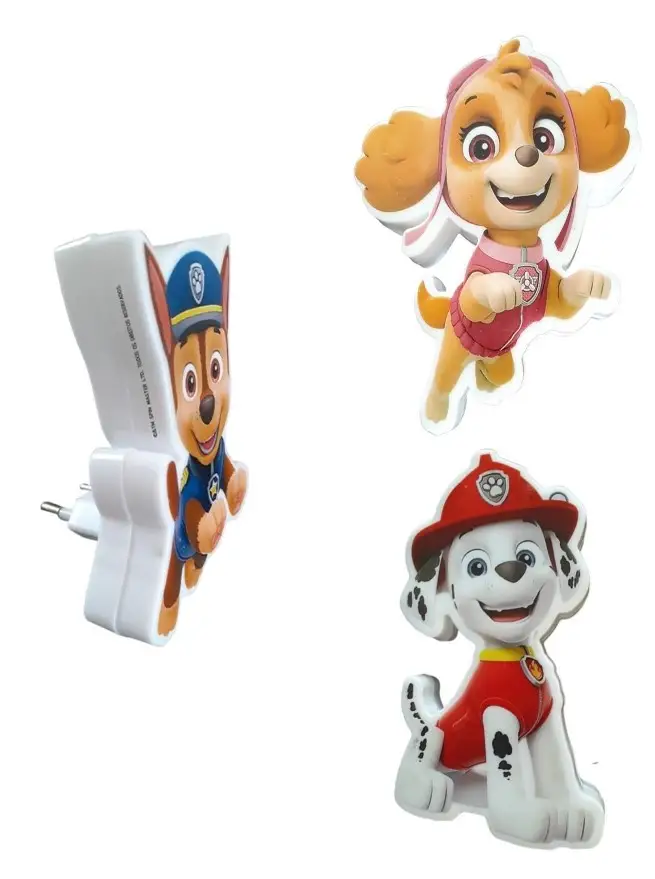 Luminaria Infantil Luz Noturna Patrulha Canina 3970 Gaya