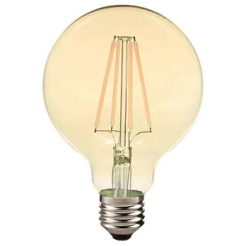 Kit 10 Lâmpadas Led Retrô G125 E27 Amb 2200K 4W Bivolt Avant 1