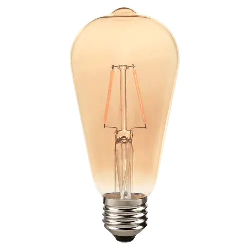 Kit 10 Lâmpadas Led Retrô ST64 E27 Amb 2200K 2W Bivolt Avant 1