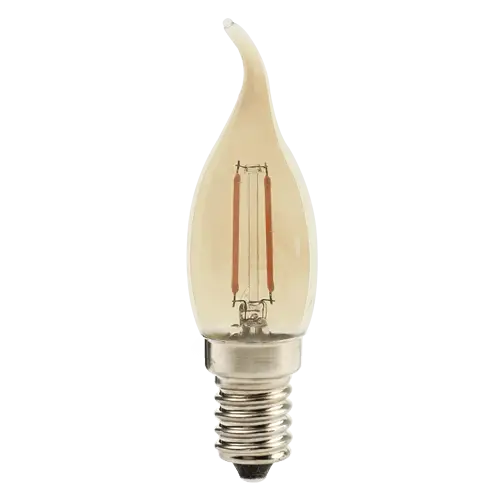 Kit 10 Lâmpadas Led Retrô Vela E14 Amb 2200K 2W 127V Avant 1