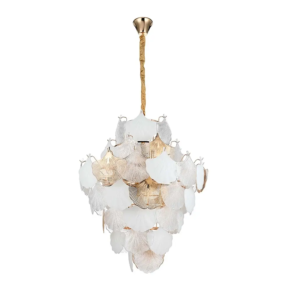 Lustre Musche 80CM 24xE14 Ouro Nordecor