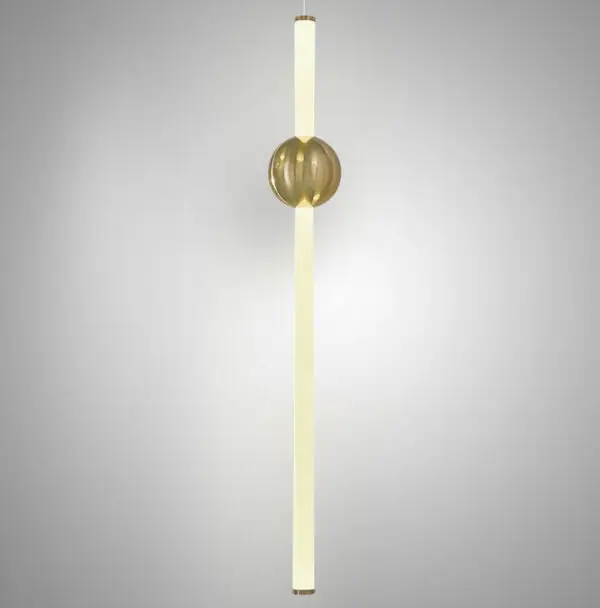 Pendente Tube Vertical Led 20W 2700K Bronze PE-106 Mais Luz