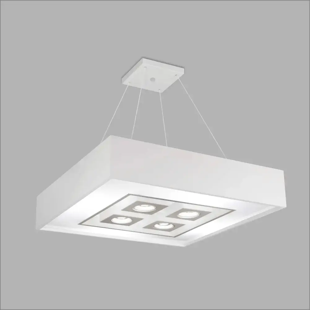 Pendente Quadrado Focus 4 Box 3600x600x120 cm 4551-63 Usina