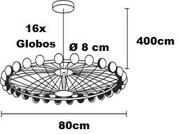 Pendente Roda Gigante Industrial 6310 All Lux