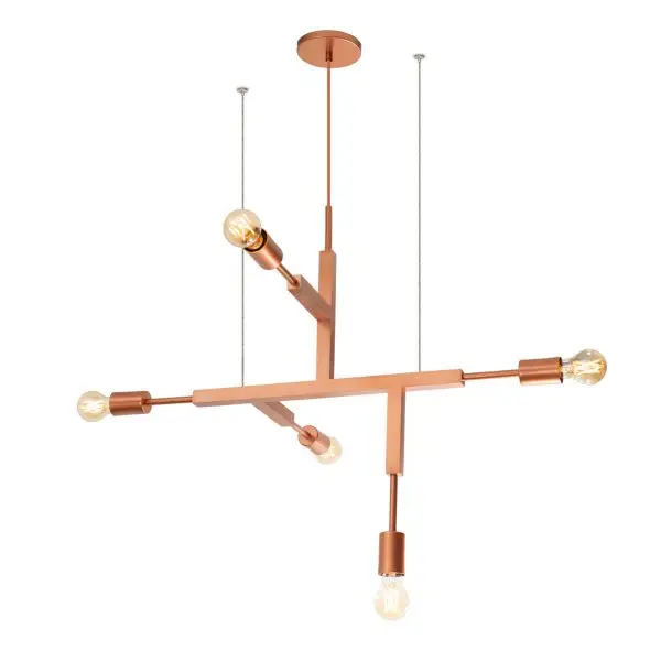 Pendente Jazz Sem Cupula 5 Braços 84x66x72cm 467/5 Itamonte