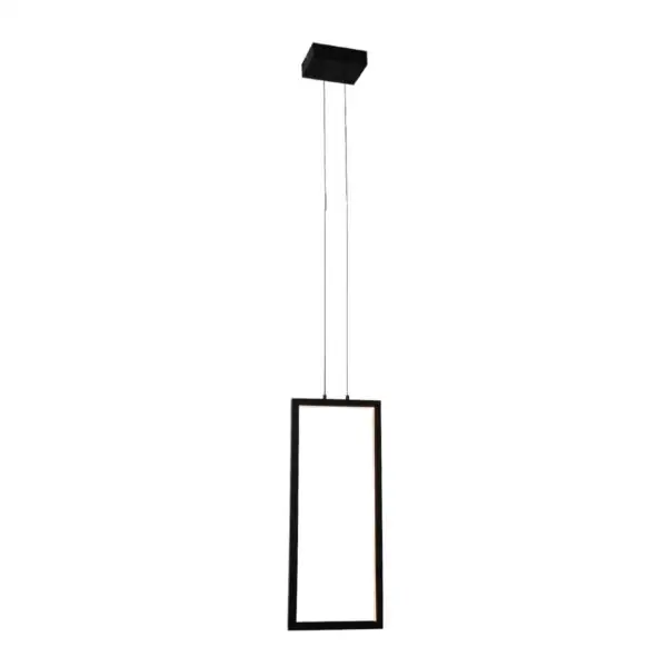 Pendente Montaggio Sala 32W 2700K Preto PE-101 Mais Luz