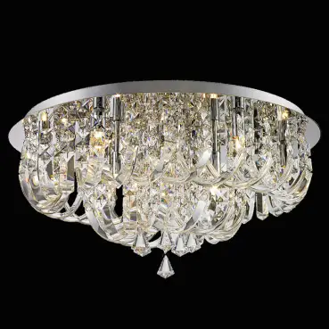 Luminaria Plafon PL-002 14 Lâmpadas 70cm Cristal Mais Luz 1