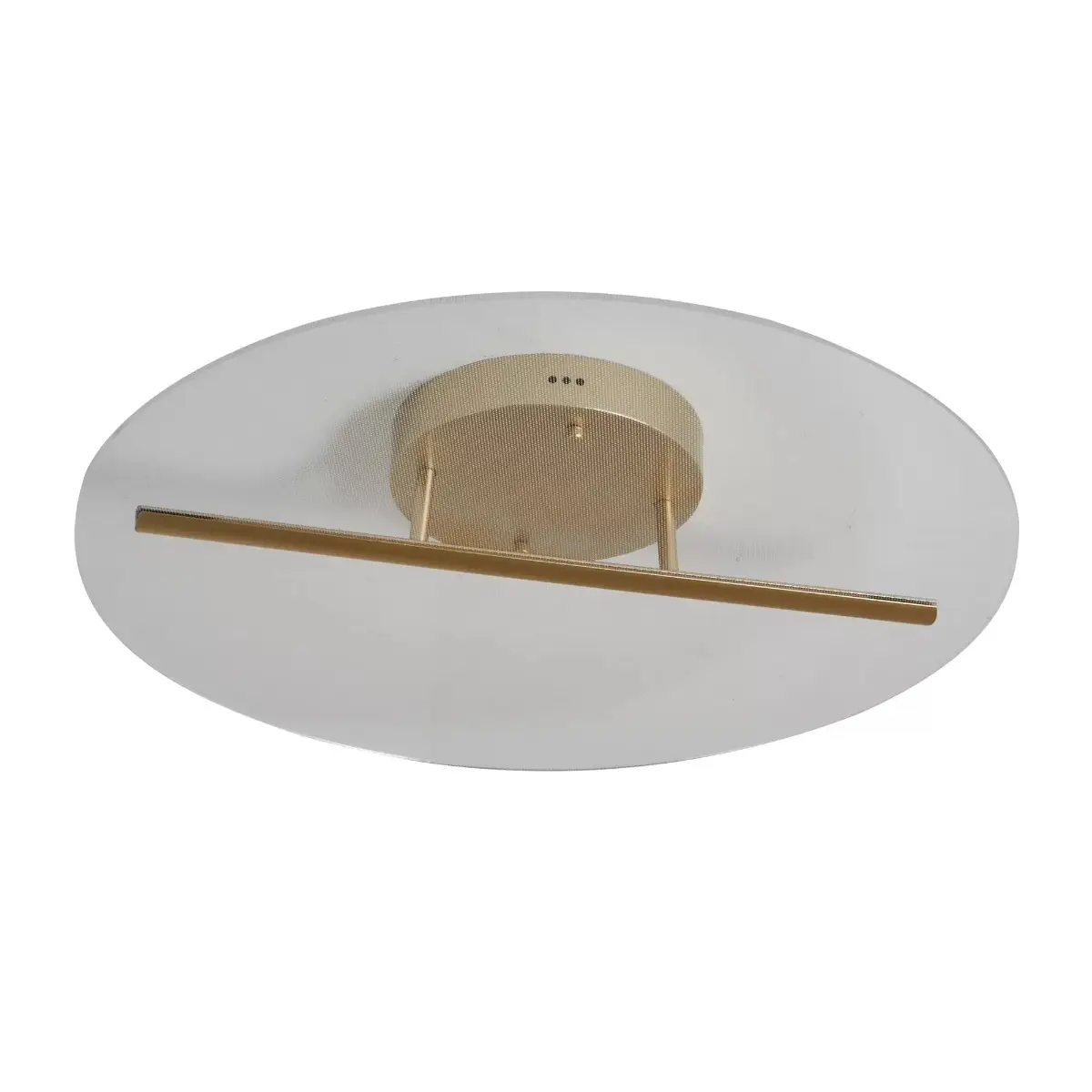 Plafon LED Razi 17W Dourado Fosco Nordecor