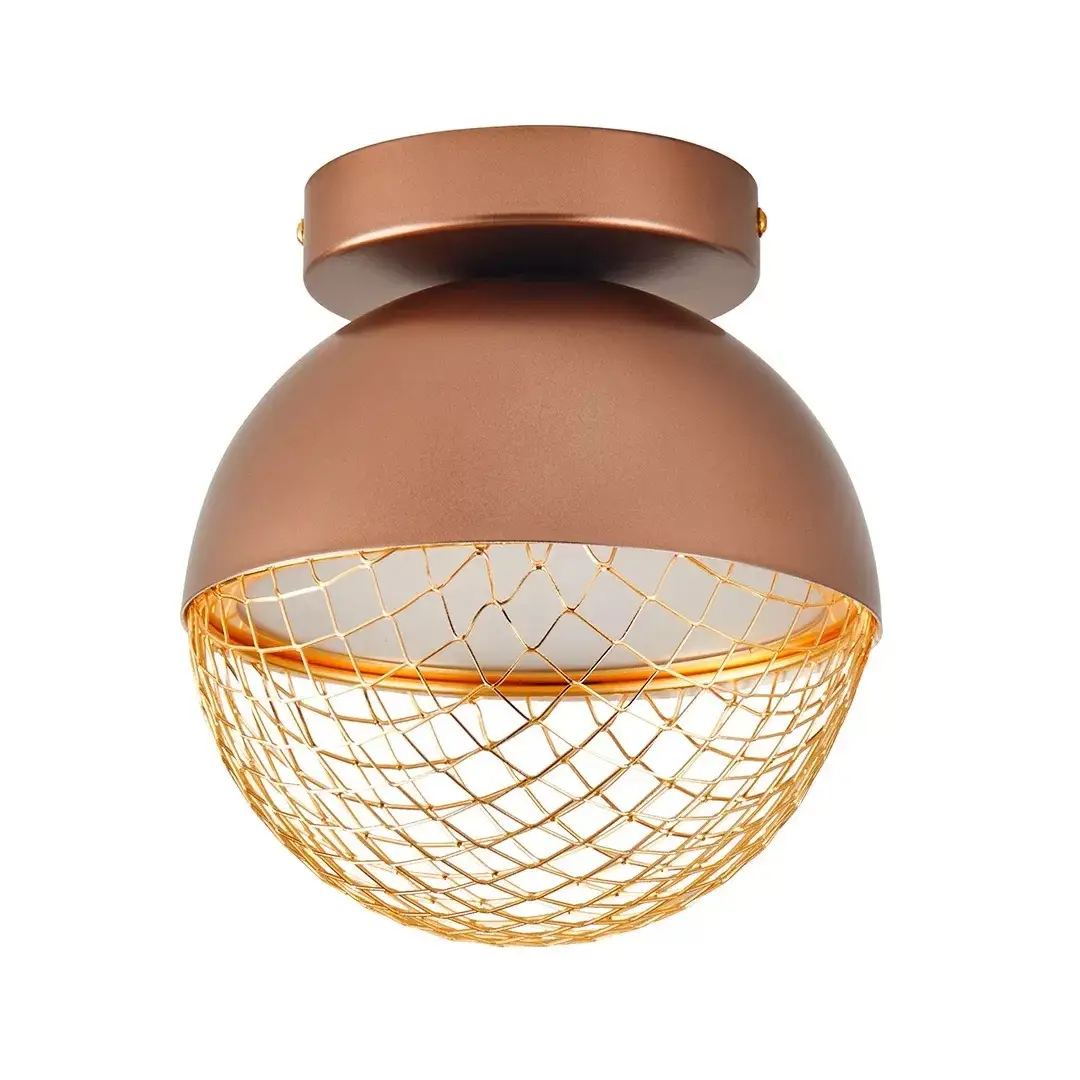 Plafon LED Rezi 18cm 12W 3000K Cobre Nordecor