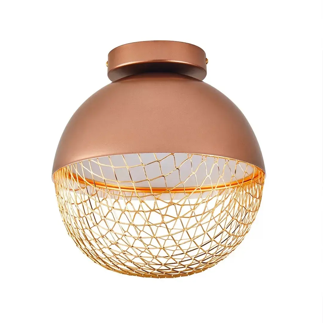 Plafon LED Rezi 25cm 18W 3000K Cobre Nordecor