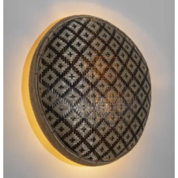 Plafon Lua Cheia Baniwa Natural e Sofisticado Munclair