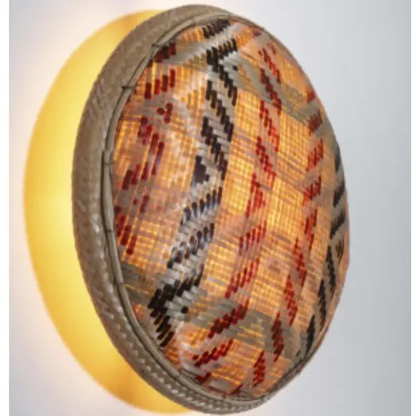 Plafon Lua Nova Baniwa Rústico com Balaio Munclair