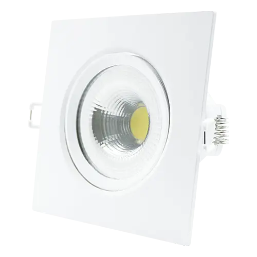 Kit 10 Spots Led Embutir Quadrado 3000K 7W Bivolt Avant 1